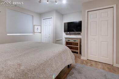 Bedroom and bath end of foyer