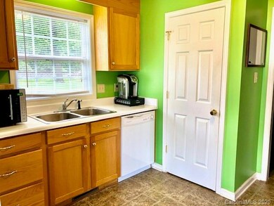 Kitchen view with pantry