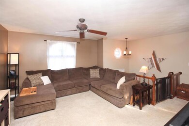 Natural light spills into the great room