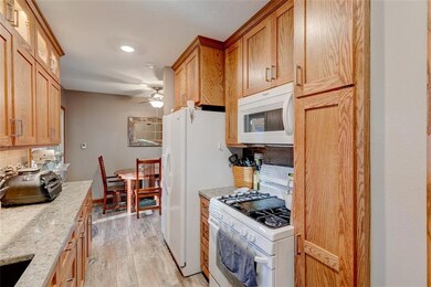 Granite counter tops plus heated floor tile