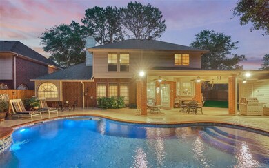 Sparkling Oasis awaits you.  Enjoy cooling off in this 20,000 gallon pool.