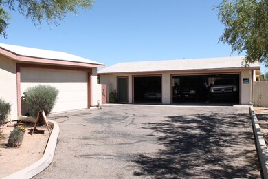 Driveway to garages