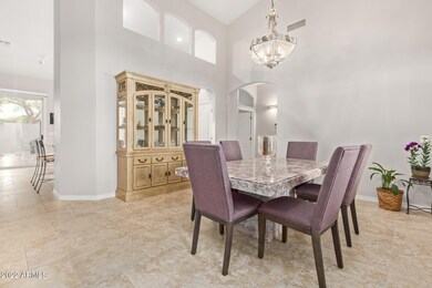 Beautiful formal dining room.