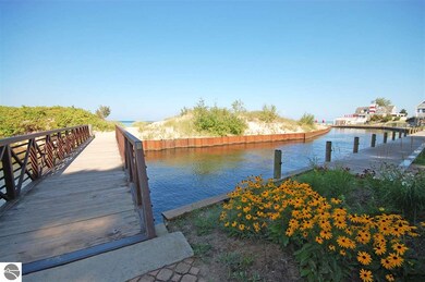 The bridge just down from the condo that crosses t