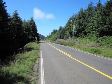 Looking north up road