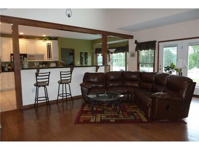 1st Floor Plan. Livingroom area adjoins sparkling 