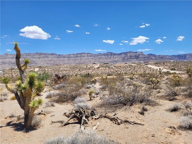 View of mountain background featuring a desert lan