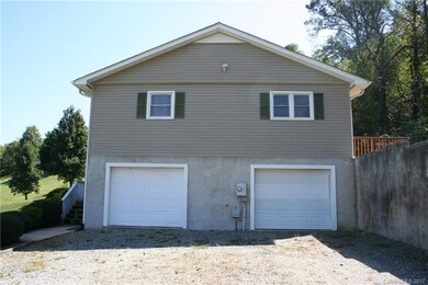 Two car garage