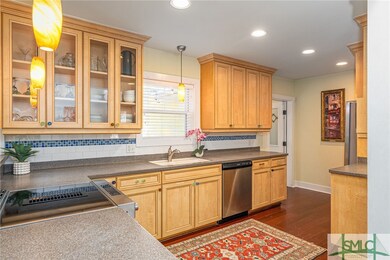 Kitchen leads into Laundry Area