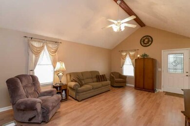 The 18 by 14 Living Room has beautiful, easy care 