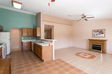 Spacious Kitchen To Family Room
