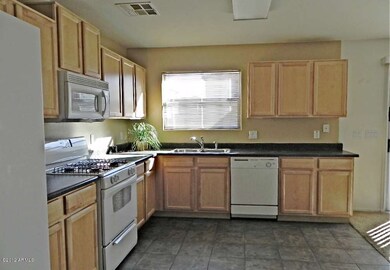 Tile floors in Kitchen