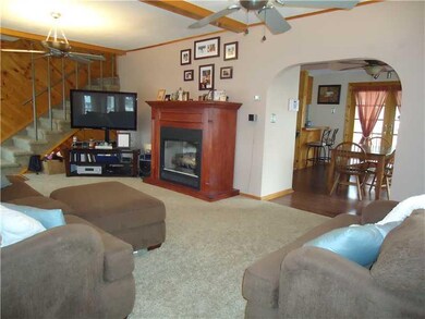 Living Room. The living room is also outfitted wit