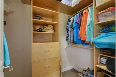 Master bedroom walk-in closet