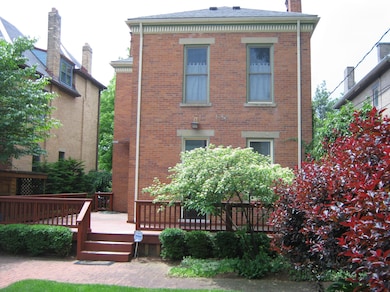 Backyard view from lawn