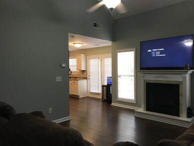 Living room is open to the kitchen area