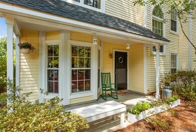 Front porch view showing the bay window