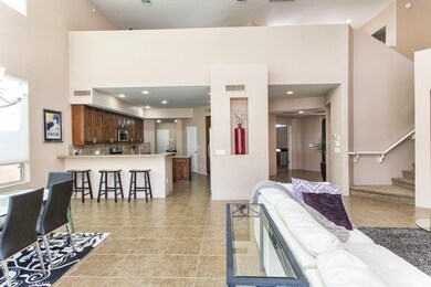 Great room looking into kitchen