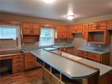 Additional space for eating at the snack bar.