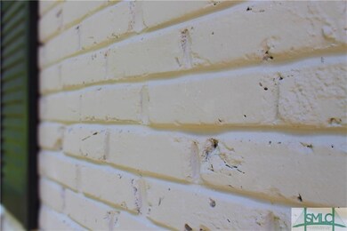 Painted Brick Detail
