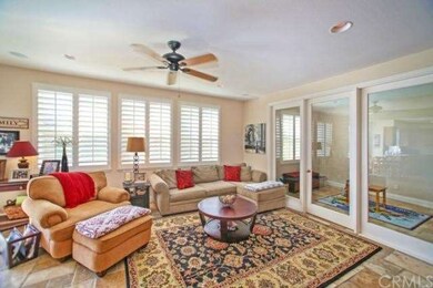 Family room overlooks the peaceful backyard