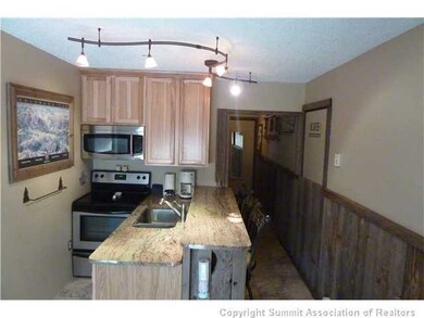Kitchen. Efficient kitchen just off the entryway w