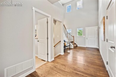 Two story entry with natural lighting!