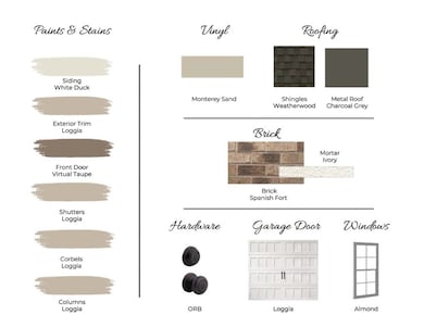 Exterior Color Scheme of Lot 104 - Duette 4C