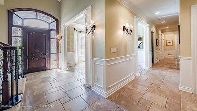 Foyer with Maghony Door