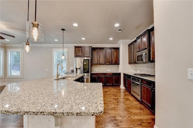 Stunning counters and lighting