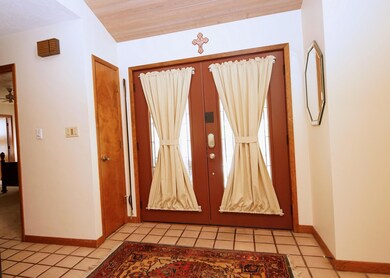 Glass panel front door