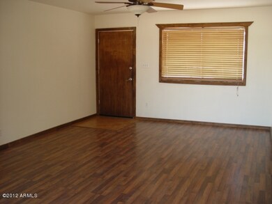 Living room with laminate floor