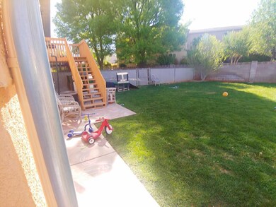 triplex unit 3 back yard