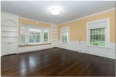Formal dining room with bay window cozy banquette,