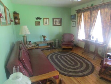 Spacious Living Room with hardwood 