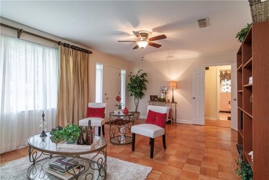 Beautiful original parquet floors add to the charm