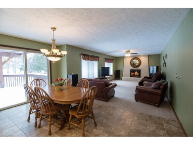 Eat in kitchen with sliders to deck and updated li