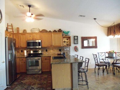 Kitchen and dining.