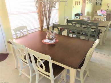 Dining area of the front entrance