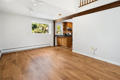 Dining area with a look at the kitchen