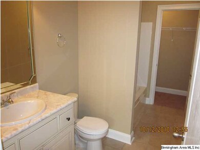 Master bathroom. One closet in master bedroom and 