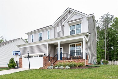 Exterior view, front of home