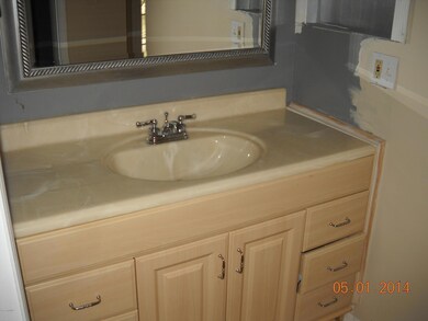Master bath vanity view