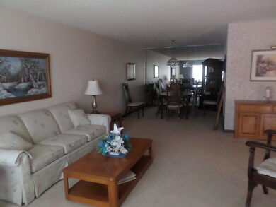 Huge living and dining space.