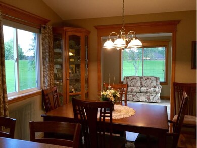 View of dining & sun room