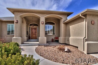Covered Entry Way With Huge Arches