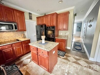 Kitchen island and lots of storage