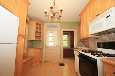 The spacious galley style kitchen has plenty of ca