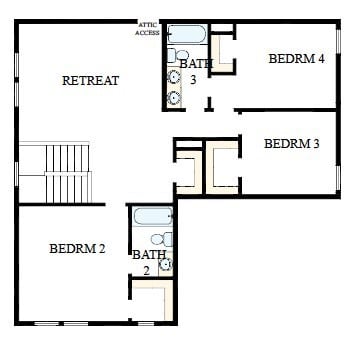 The success of a floor plan is the way you can mov