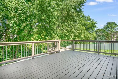 View from the wooden deck and view from the kitchen